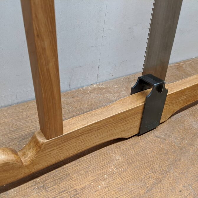 Detail of the Roubo Frame Saw