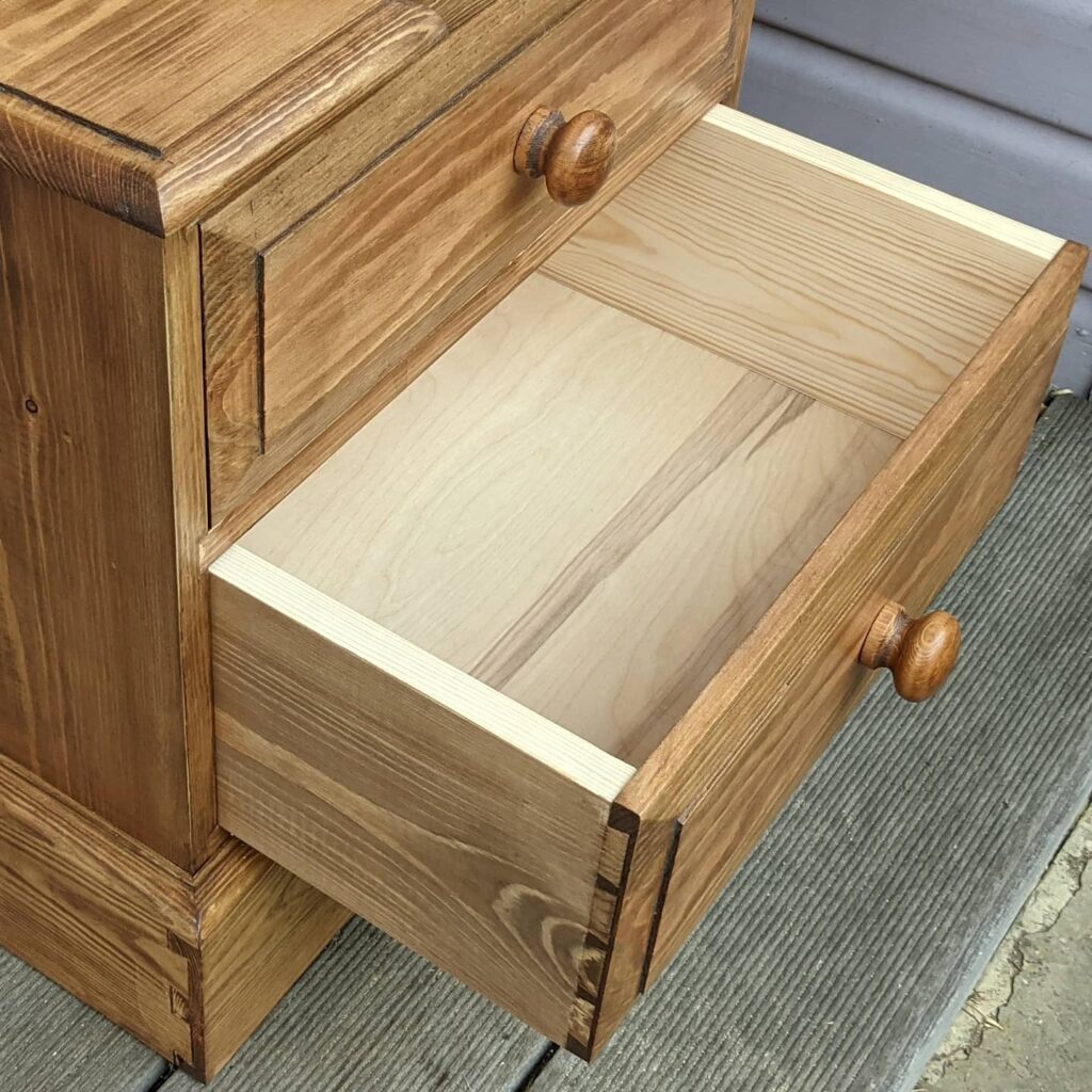 Open drawer detail